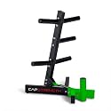 Cap Olympic Plate Tree Storage Rack for Weights &amp; Barbells, Heavy-Duty Steel Weight Plate Organizer for 2-Inch Olympic Plates, Space-Saving Storage Rack, 300lb Capacity, Multiple Colors
