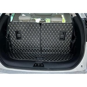 premium 7d boottrunk mats compatible for balenoluxury leather double layered matscomplete set 100 waterproof and washable black with silver