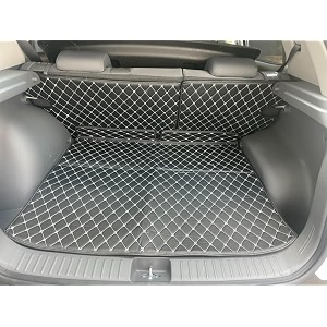 premium 7d boottrunk mats compatible for xl6luxury leather double layered matscomplete set 100 waterproof and washable black