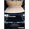 Premium 7D Boot/Trunk Mats Compatible for Tiago ||Luxury Leather Double Layered mats||Complete Set ||100% Waterproof and Washable (Beige)