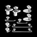 CAPITAL Bathroom Accessories Set 10 Pcs | Stainless Steel Wall Mounted Bathroom Fittings Combo | Towel Rod, Soap Dish, Toothbrush Holder, Toilet Paper Holder, Robe Hook, Bath Rack Silver