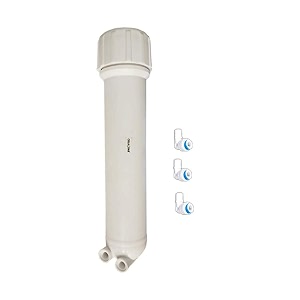 capital membrane housing with 3 elbows for domestic ro water purifier systems  ro membrane case housing compatible with kent aquaguard livpure pureit amp all standard ro systems