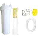 Capital RO Service Filter Kit – 10 Inch Pre Filter Bowl with PP Spun Cartridge + 3 Meter Pipe + Teflon Tape + Elbow Connectors | Inline Solid Filter Cartridge for RO Water Purifier