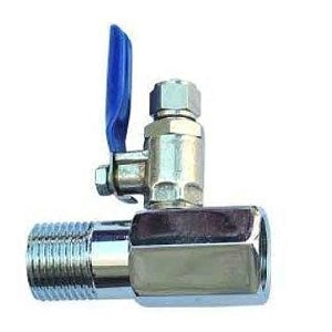 capital ro water filters stainless steel inlet valve with 1 4 inch ro tube  complete set for ro water purifier  durable leak proof ss valve  1 piece