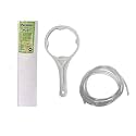 CAPITAL® RO Pre Filter Housing Kit with 10-Inch Spun Cartridge, 2 Meter Pipe &amp; Spanner Key | Universal Pre Filter Set for RO, UV &amp; UF Water Purifiers for All Brands