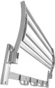 Capital Stainless Steel Square Folding Towel Rack (24 Inch, 2 feet) Chrome Finish Silver, Chrome Towel Holder (Stainless Steel) 24 inch 4 Bar Towel Rod (Stainless Steel Pack of 1)