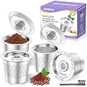 CAPMESSO Reusable K Cups for Keurig 1.0: Dual Mesh No Grounds 4-Pack Pods