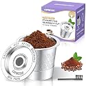 CAPMESSO Reusable K Cups for Keurig 1.0: All Stainless Steel Dual Mesh Pods