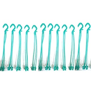 cappl plastic hanger for planters 30 cm long turq pack of 12