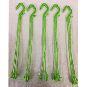 cappl plastic hanger for planters 30 cm long green pack of 12