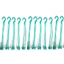 CAPPL Plastic Hanger for Planters, 30 cm Long (Turq, Pack of 12)