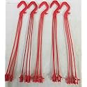 CAPPL Plastic Hanger for Planters, 30 cm Long (Black, Pack of 12)