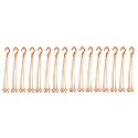 CAPPL Plastic Hanger for Planters, 30 cm Long (Pack of 12, Orange)