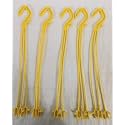 CAPPL Plastic Hanger for Planters, 30 cm Long (Yellow, Pack of 12)