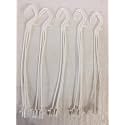 CAPPL Plastic Hanger for Planters, 30 cm Long (Pack of 12, White)
