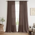 Cappuccino Linen Curtains 90 Inch Long 2