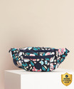 Caprese Black Medium Women's Faux Leather Celia Fanny Pack Fanny Pack
