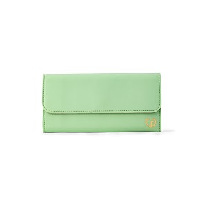 caprese lotte womens flap wallet medium stylish faux leather wallet with snap button closure  multiple compartments amp card slots  elegant design for casual amp special occasions