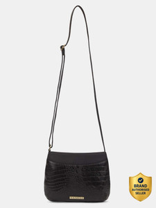 Caprese Pupa Sling Medium Black Bag for