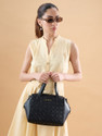 Caprese Women Black Satchel