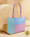 Caprese Women Pink Blue Tote - Extra