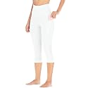 Capri Leggings with Pockets for Women High Waisted Yoga Pants Women Capris