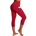 Capri Leggings with Pockets for Women High Waisted Yoga Pants Women Capris
