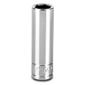 Capri Tools 1/2-Inch Deep Socket, 3/8-Inch Drive, 6-Point, SAE