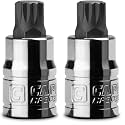 Capri Tools 10 mm M10 Stubby XZN Triple Square Bit Socket, 3/8-Inch Drive, 10mm (M10) Stubby (CP30356) (Pack of 2)