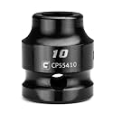 Capri Tools 10 mm Stubby Impact Socket, 1/2 in. Drive, 6-Point, Metric, CP55410