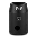 Capri Tools 14 mm Shallow Impact Socket, 1/2-Inch Drive, 6-Point, Metric