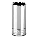 Capri Tools 7/8-Inch Deep Socket, 3/8-Inch Drive, 6-Point, SAE