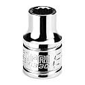 Capri Tools 8 mm Shallow Socket, 3/8 in. Drive, 12-point, Metric