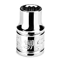 Capri Tools 9 mm Shallow Socket, 3/8 in. Drive, 12-point, Metric