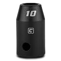 Capri Tools CP55010 10 mm Shallow Impact Socket, 1/2-Inch Drive, 6-Point, Metric