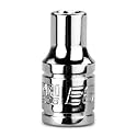 Capri Tools E6 External Star Socket, 1/4-Inch Drive