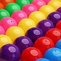 Capsule Vending Machine Colored Round Capsules Empty 100 pcs 2 inch - Gumball Machine Capsules Bulk Party Favor Containers - Easter Basket Stuffers Birthday Gifts Pinata Stuffers DIY Craft Supplies