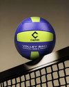 CAPTAIN Hyper Volleyball Volleyball - Size: 5 (Standard, Pack of 1, Blue, Yellow)