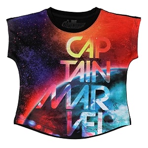 Captain Marvel Girls Tops