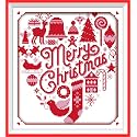 CaptainCrafts Cross Stitch Kits, New Stamped and Counted Fabric Cross Stitching DIY Art DMC Needlecrafts Embroidery Kit for Adults Beginner (Stamped, Christmas Style)