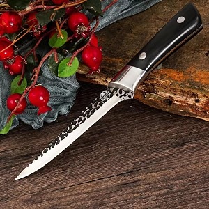 stainless steel classic flexible fillet knife ideal for filleting fish and trimming meat japanese filleting knife amp meat trimming knife kitchen knife knives set of 1 black