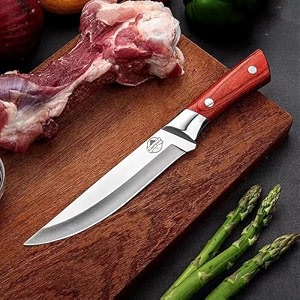stainless steel professional utility knife set - paring vegetable cooking knife set of 1 brown