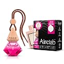 Car Air Freshener 15ml Refillable Perfume Oil with Hanging Wooden Diffuser Pod, Bloom Inspired Fragrance, Long Lasting Car Perfume, Up to 60+ Days