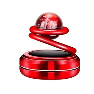 car air freshener auto rotating floating planet decor solar powered aromatherapy essential diffuser air freshener diffuser fragrance car accessories perfumes red