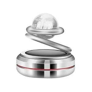 car air freshener auto rotating floating planet decor solar powered aromatherapy essential diffuser air freshener diffuser fragrance car accessories perfumes silver
