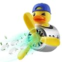 Car Air Freshener Yellow Duck Pilot Car Diffuser Rotating Propeller Automotive Auto Vehicle Air Outlet Fan Creative Car Perfume Fragrance Decoration Comes with 4 Fragrant Tablets