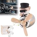 Car Air Fresheners Cartoon Pilot Automotive Air Outlet Propeller Cute Car Diffuser Creative Car Perfume Decoration for Car Vent Clips Car Vent Clip Air Freshener Accessories for Women Men