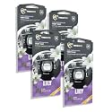 Car Air Fresheners Vent Clips, Essential Car Odor Eliminator, Perfect Scented Car Accessories, For Long Lasting Fragrance up to 30 days, 0.07 FL.OZ (Lily, 4 Packs)