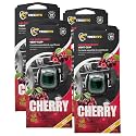 Car Air Fresheners Vent Clips, Essential Car Odor Eliminator, Perfect Scented Car Accessories, For Long Lasting Fragrance up to 30 days, 0.07 FL.OZ (Cherry, 4 Packs)