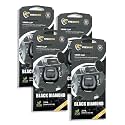 Car Air Fresheners Vent Clips, Essential Car Odor Eliminator, Perfect Scented Car Accessories, For Long Lasting Fragrance up to 30 days, 0.07 FL.OZ (Black Diamond, 4 Packs)